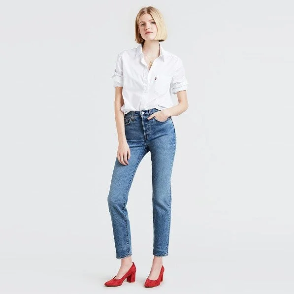 Wedgie Icon Fit Jeans (Salsa These Dreams) Elegant High-Waisted Flared Jeans